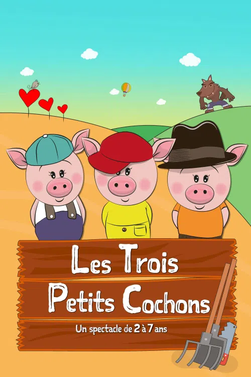 Affiche de Les trois petits cochons