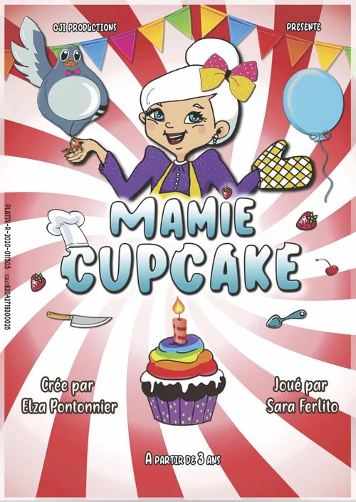 Affiche de Mamie cupcake