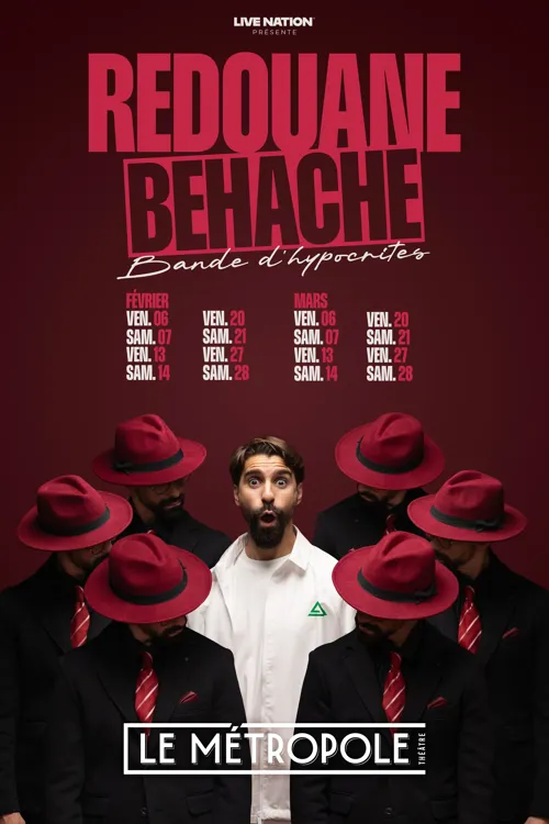 Affiche de Redouane Behache dans Bande d'hypocrites