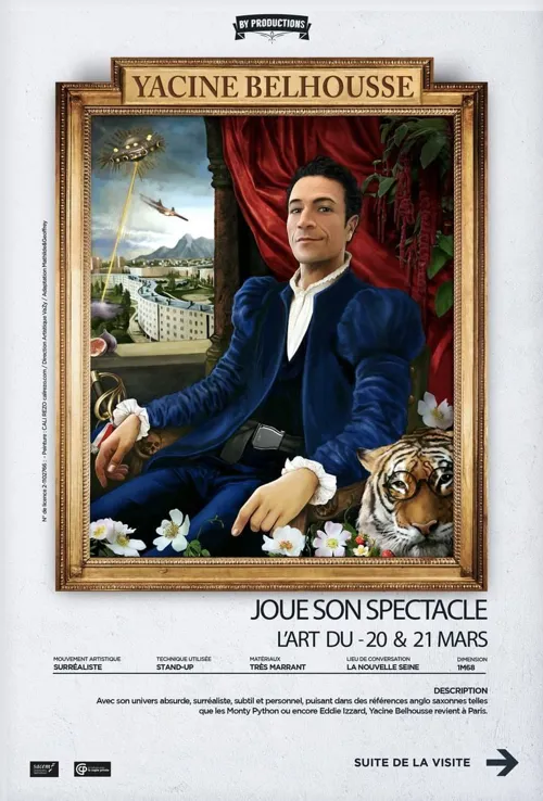 Affiche de Yacine Belhousse dans Yacine Belhousse joue son spectacle