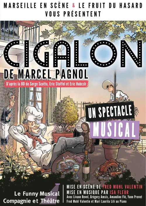 Affiche de Cigalon de Marcel Pagnol