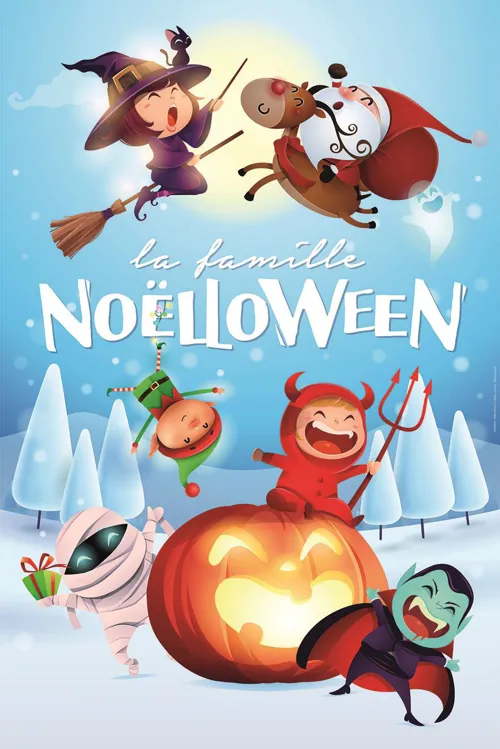 Affiche de La famille Noëlloween