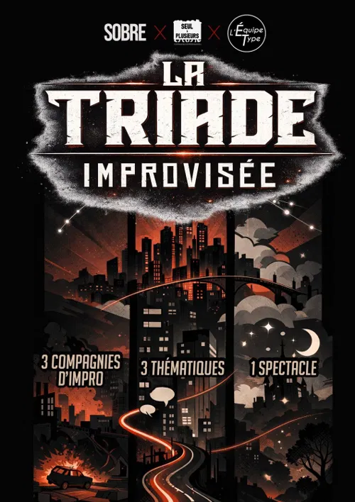Affiche de La Triade improvisée