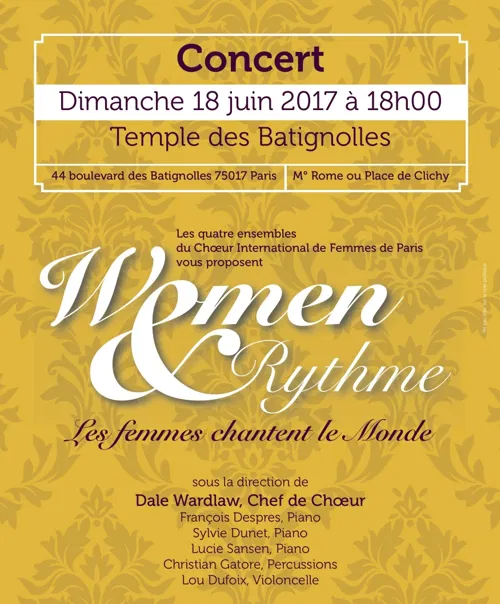 Affiche de Women & Rythme 2017