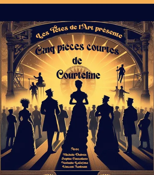 Affiche de 5 pièces courtes de Courteline