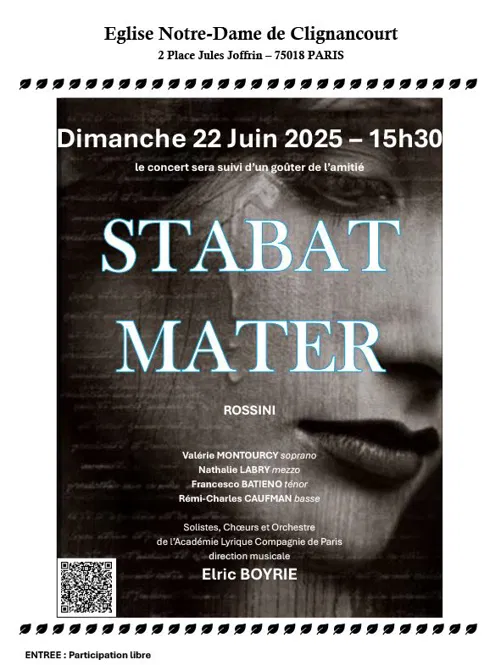 Affiche de Stabat Mater de Rossini