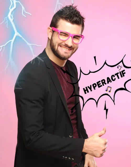 Affiche de Hugues Lavigne dans Hyperactif !