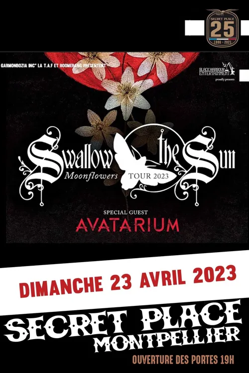 Affiche de Swallow the sun : Moonflowers Tour 2023