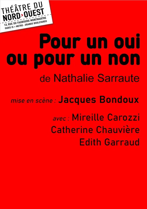 Affiche de Pour un oui ou pour un non