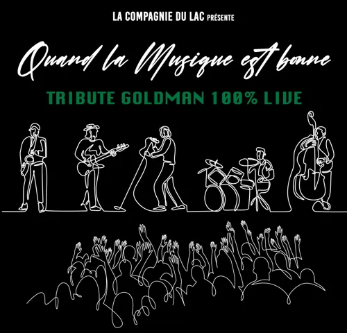 Affiche de Hommage à Goldman 100% Live : Quand la musique est bonne
