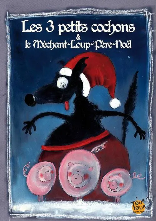 Affiche de Les trois petits cochons et le Méchant-Loup-Père-Noël