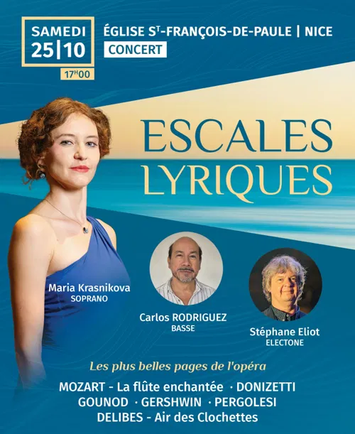 Affiche de Escale lyrique