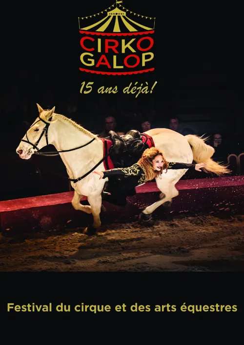 Affiche de Cirko Galop : Festival du Cirque et des Arts Équestres