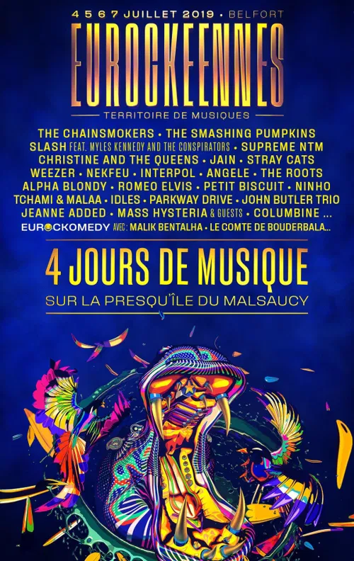 Affiche de Les Eurockeennes de Belfort Pass Vendredi