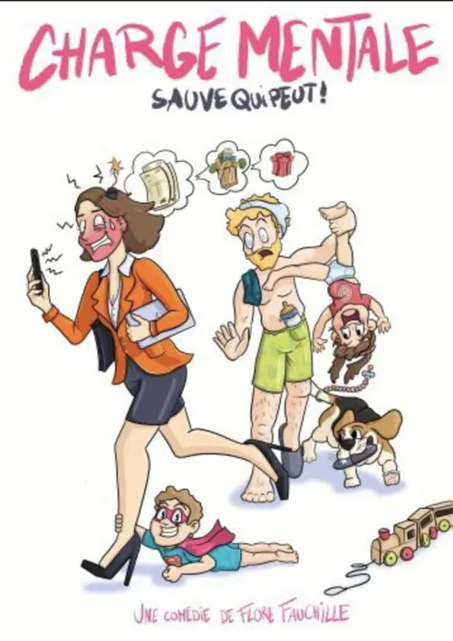 Affiche de Charge mentale, sauve qui peut !