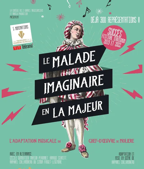 Affiche de Le malade imaginaire en La majeur