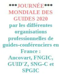 Affiche de Journée Mondiale des guides 2020 : Le Quartier Latin, la ville des étudiants | Par Soazig Le Guevel
