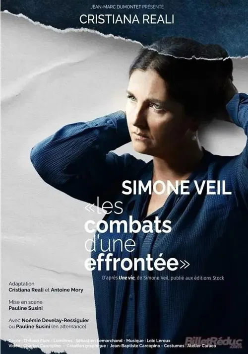 Affiche de Simone Veil : Les combats d'une effrontée | avec Cristiana Reali