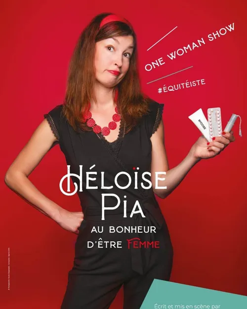 Affiche de Héloïse Pia dans Au bonheur d'être femme