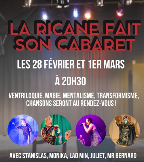Affiche de Soirée Cabaret