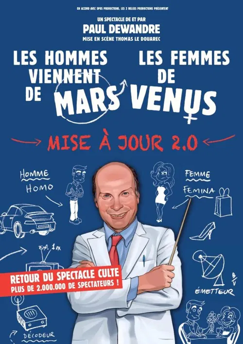 Affiche de Les hommes viennent de Mars, les femmes de Vénus - Mise à jour 2.0
