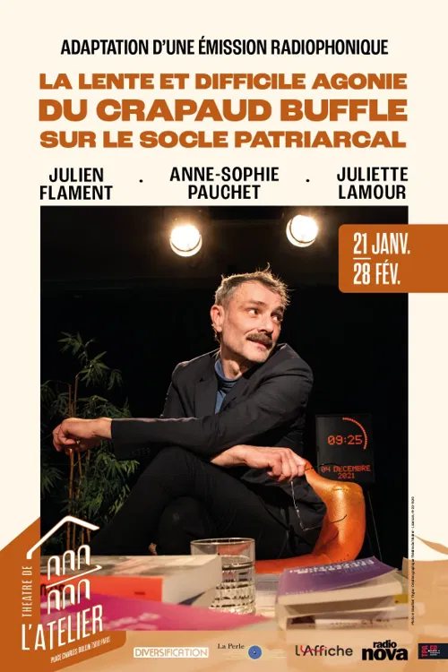 Affiche de La lente et difficile agonie du crapaud buffle sur le socle patriarchal