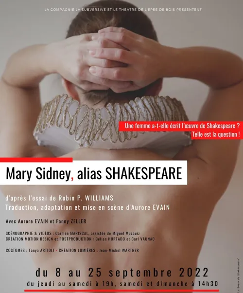 Affiche de Mary Sidney, alias Shakespeare