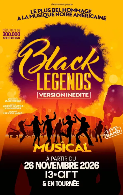Affiche de Black Legends, le musical