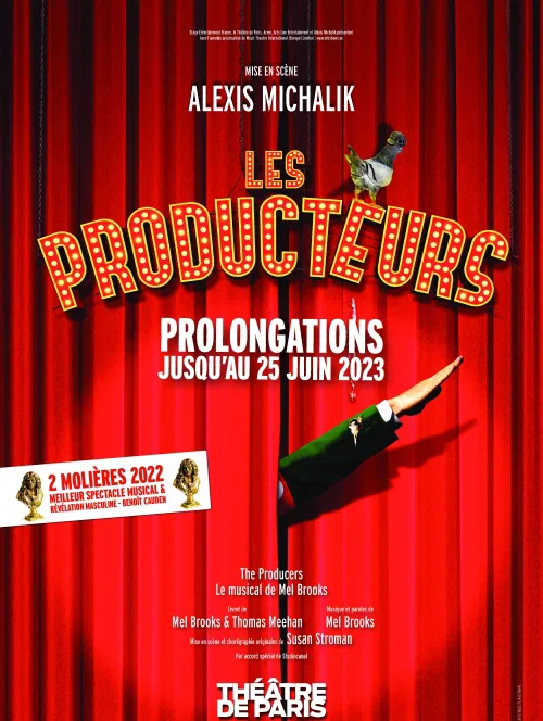 Affiche de Les Producteurs | mise en scène : Alexis Michalik