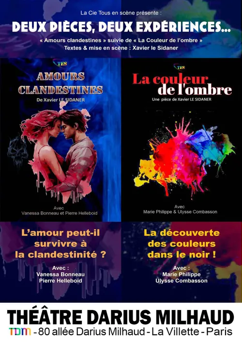 Affiche de Amours clandestines & La couleur de l'ombre