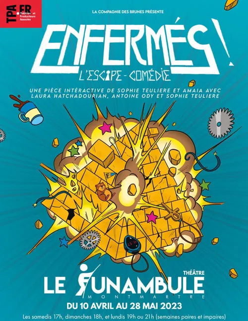 Affiche de Enfermés !
