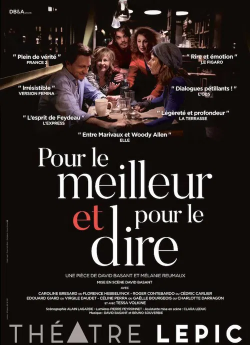 Affiche de Pour le meilleur et pour le dire