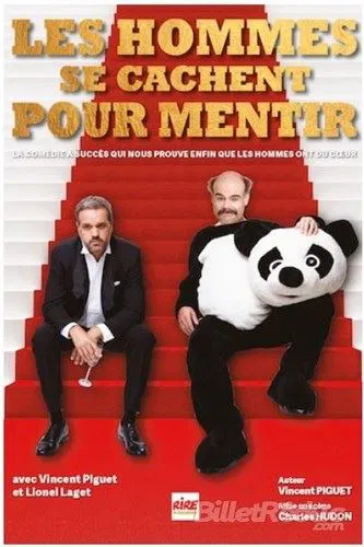 Affiche de Les hommes se cachent pour mentir