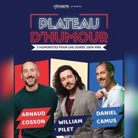 Affiche de Plateau 3 humoristes