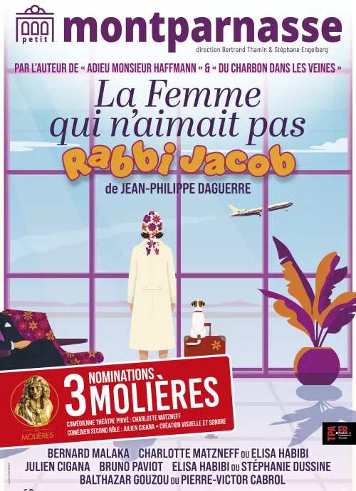 Affiche de La femme qui n'aimait pas Rabbi Jacob