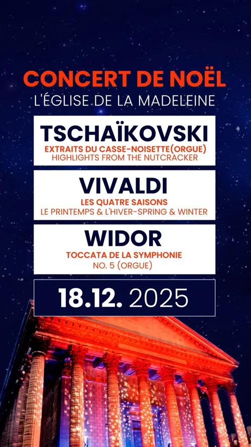 Affiche de Christmas Concert at the Church of La Madeleine