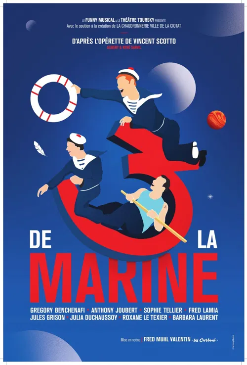 Affiche de Trois de la marine