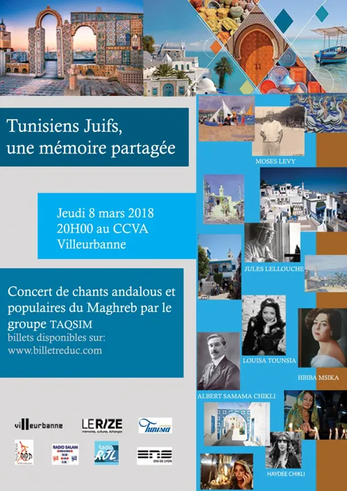 Affiche de Chants andalous et populaires du Maghreb