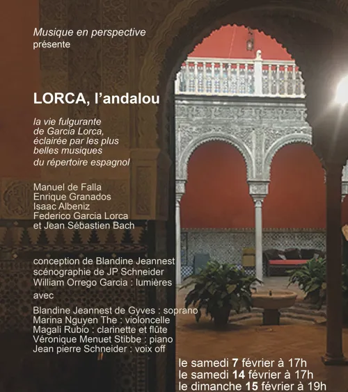 Affiche de Lorca, l'andalou