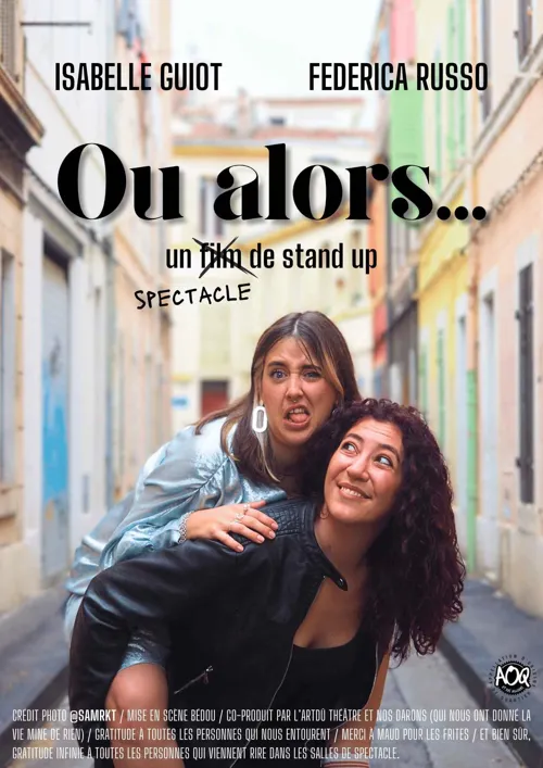 Affiche de Isabelle Guiot & Federica Russo dans Ou alors...