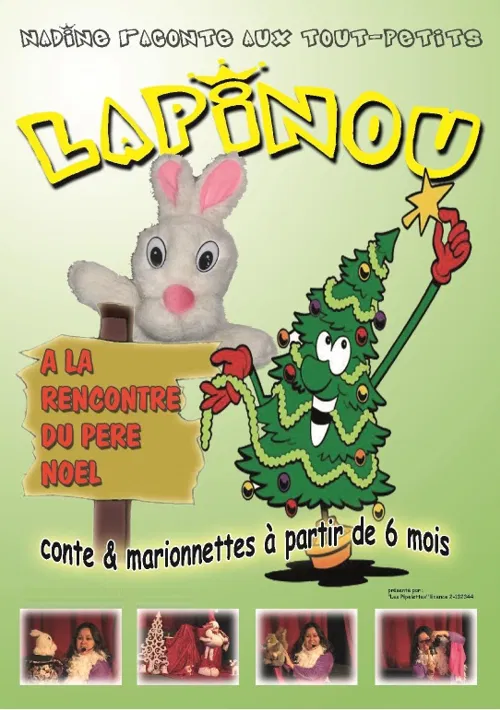 Affiche de Lapinou à la rencontre du Père Noël
