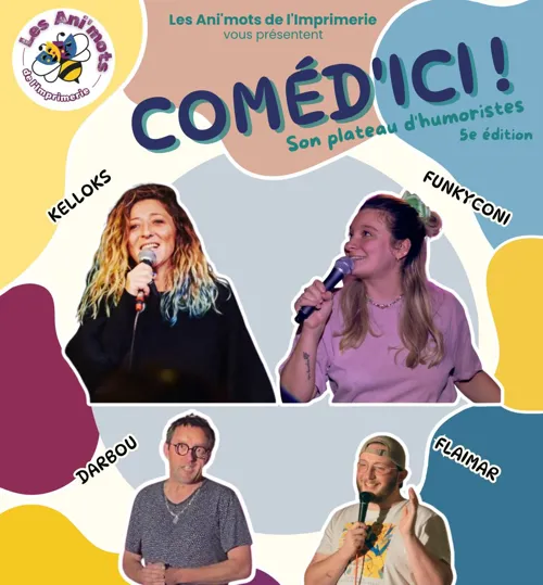 Affiche de Coméd'ici 5ème édition