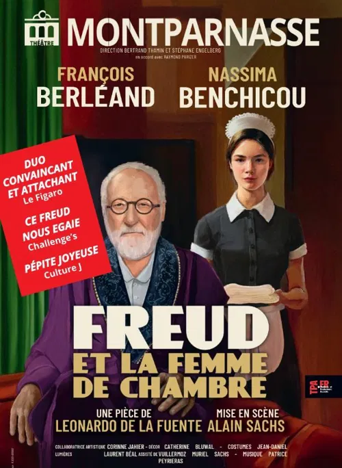 Affiche de Freud et la femme de chambre | avec François Berléand