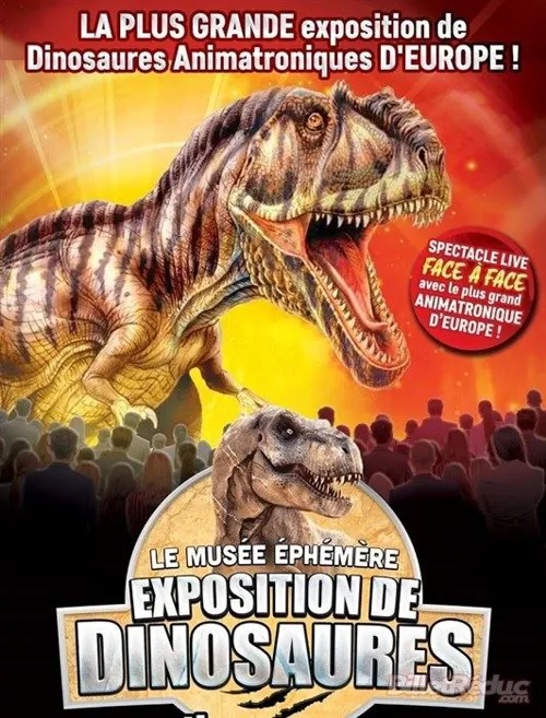 Affiche de Le Musée Ephémère : Les dinosaures arrivent à Nancy
