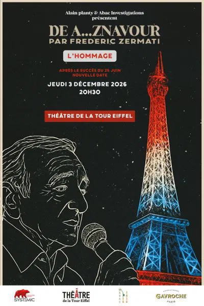 Affiche de Frédéric Zermati chante de A...Znavour