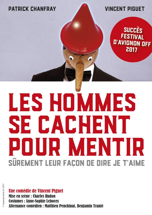Affiche de Les hommes se cachent pour mentir