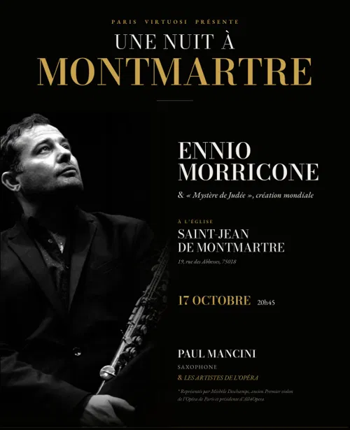 Affiche de A Night in Montmartre : Hommage à Ennio Morricone et les plus beaux Ave Maria