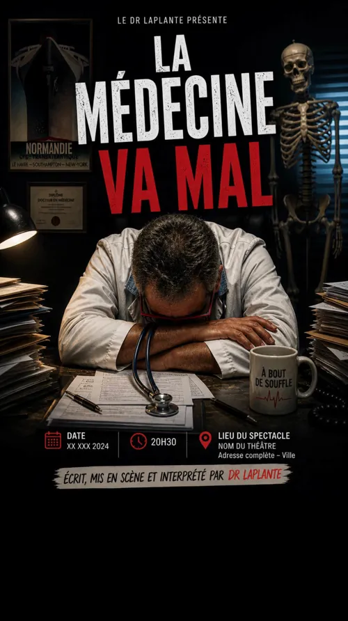 Affiche de La médecine va mal
