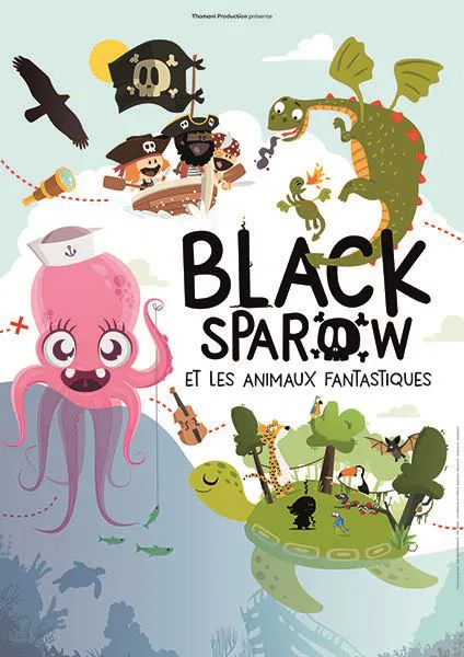 Affiche de Black Sparow et les animaux fantastiques
