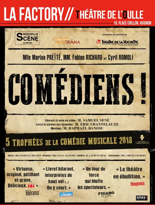 Affiche de Comediens !